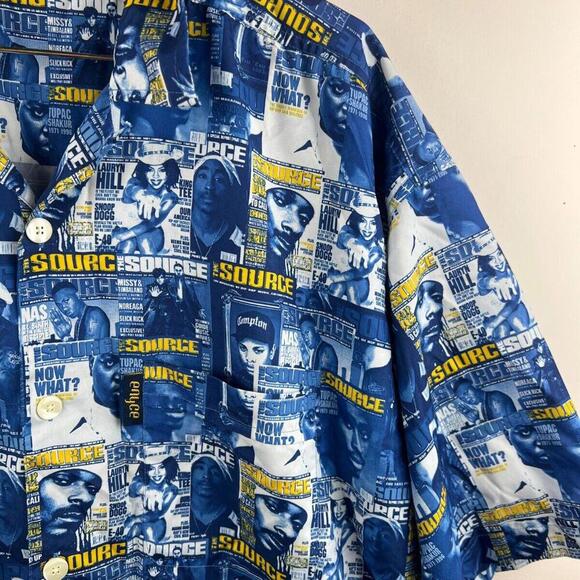 Vintage 2000s Enyce Shirt Hip Hop Rap Button-up Size L Y2k style - Picture 5 of 5